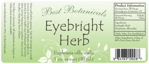 Eyebright Herb Extract Label