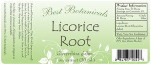 Licorice Root Extract Label